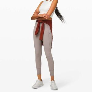 Lululemon In Movement Tight 25" *Everlux
Dark Chrome Sz 4